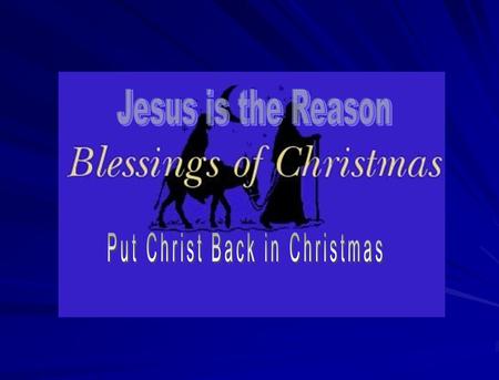 Many conservative evangelical Christians at this time of year want to “Put Christ back in Christmas” and insist that “Jesus is the Reason for the Season.”