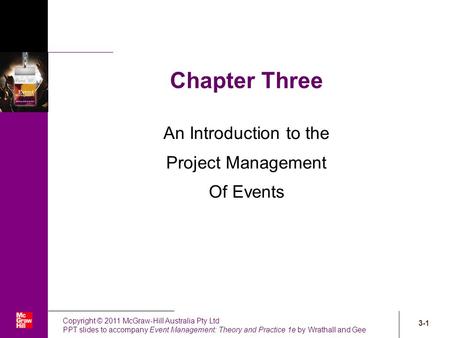 An Introduction to the Project Management Of Events