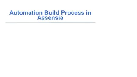 Build Controller Build Controller – A Windows service that creates the name of the build, version control label, logging, and monitors status of the build.