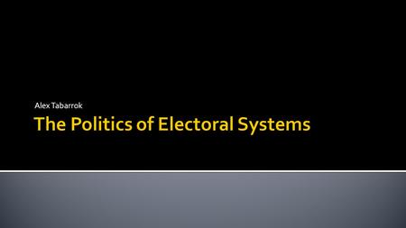 Alex Tabarrok.  Many votes are taken by first aggregating individual votes into geographic units and then taking the vote of those units.  E.g. In Britain,