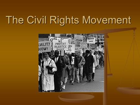 The Civil Rights Movement. Montgomery Bus Boycott Boycotting Segregation 1955 NAACP officer Rosa Parks arrested for not giving up seat on bus Montgomery.