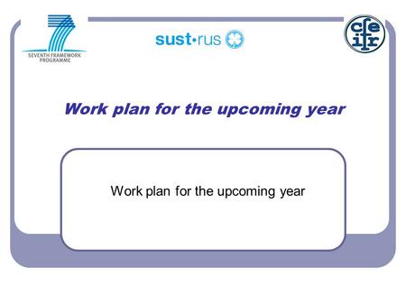 Work plan for the upcoming year. What has been done so far Our Deliverables D2.1 Description of the constructed database, data quality and data collection.