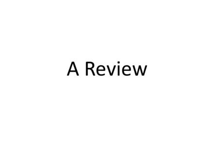 A Review. Aspects to Consider When Planning Organisation Content Appearance Aim Register Language Vocabulary Structures.