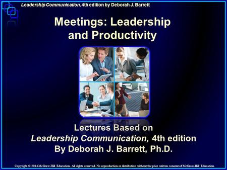 Meetings: Leadership and Productivity