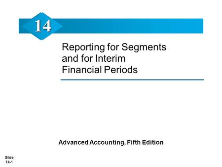 Advanced Accounting, Fifth Edition