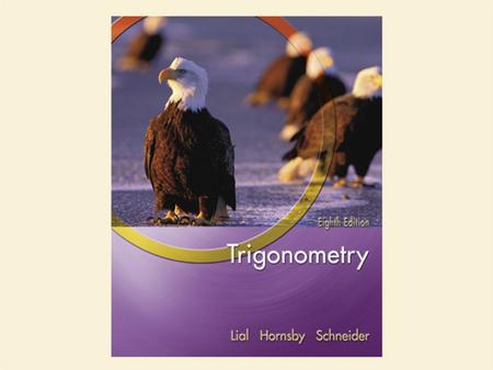 Copyright © 2005 Pearson Education, Inc.. Chapter 1 Trigonometric Functions.