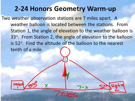 2-24 Honors Geometry Warm-up