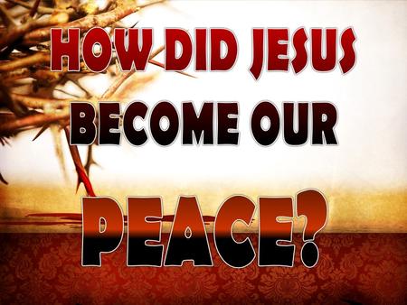 POINTS  Salvation required the death of the Christ on the cross  Salvation required more than the death of the Christ on the cross  Salvation in Christ.