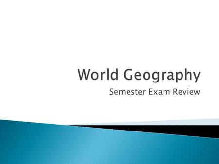 Semester Exam Review.  What are the 3 different types of plate movements? ◦ Divergent (pulls apart) ◦ Convergent ◦ Transform.