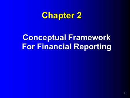 Conceptual Framework For Financial Reporting