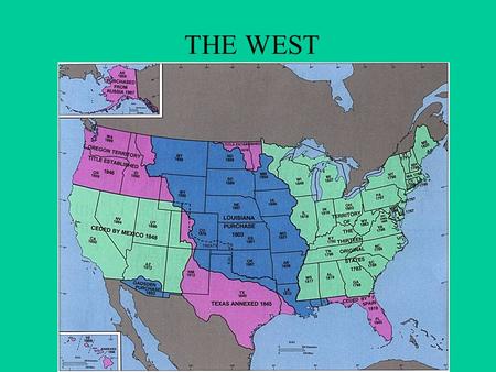 THE WEST. The West in American Memory THE WEST Buffalo Bill’s Wild West show Frederick Jackson Turner’s Frontier Thesis.