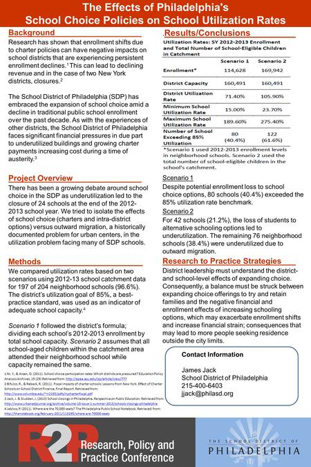 Background Research has shown that enrollment shifts due to charter policies can have negative impacts on school districts that are experiencing persistent.