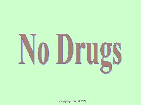 No Drugs.