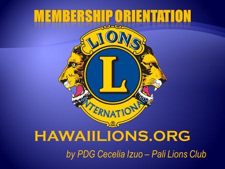 Membership Orientation