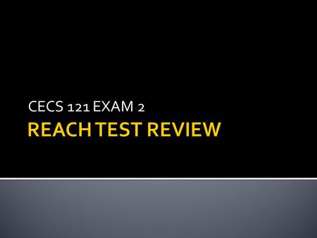 CECS 121 EXAM 2.  Function Prototype Syntax return-type function_name ( arg_type arg1,..., arg_type argN);  Function Prototypes tell you the data type.