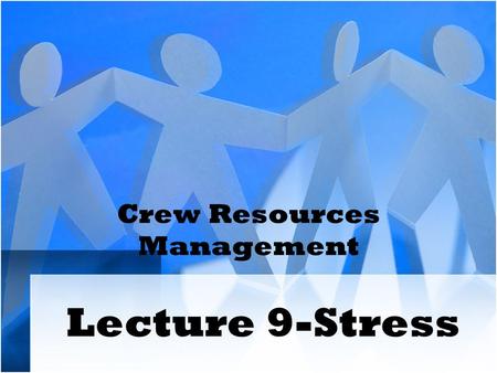 Crew Resources Management