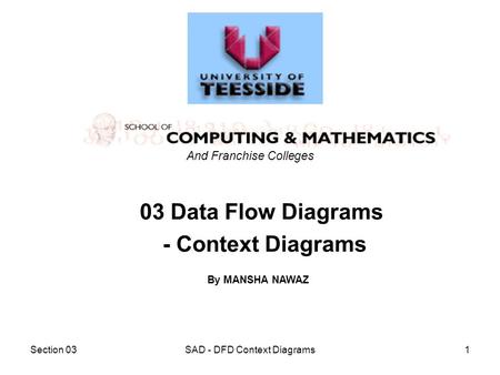 SAD - DFD Context Diagrams