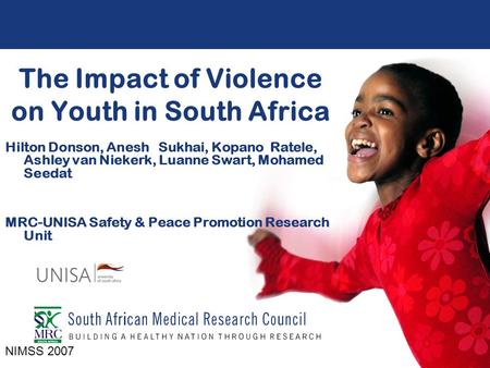 The Impact of Violence on Youth in South Africa