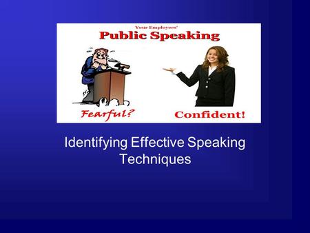 Identifying Effective Speaking Techniques. Common Core/Next Generation Science standards addressed.  WHST.9 ‐ 12.7 Conduct short as well as more sustained.