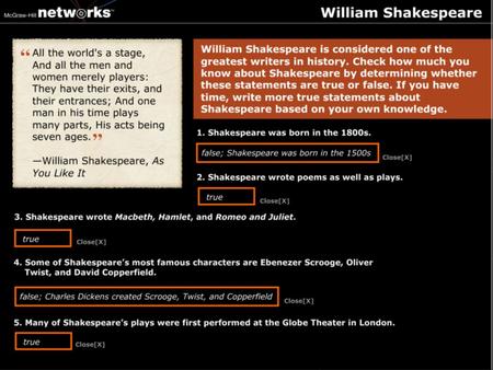 Discussion  What kinds of topics from Shakespeare's work might still be important topics today?  Love, comedy, courage, and evil.