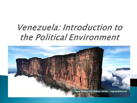  Simón Bolívar and South American Independence  Venezuela splits from Gran Colombia (1830)  Jose Antonio Paez & Conservative Ascendency  The Federal.