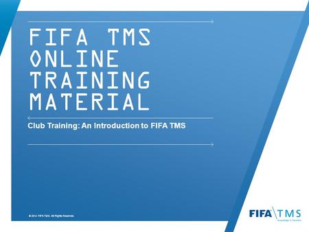 Online training material