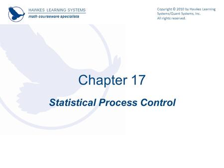 Statistical Process Control