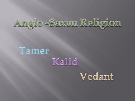  Two Religions Pagan Christianity  Before introduction of Christianity  Polytheistic  Belief of magic and witchcraft.