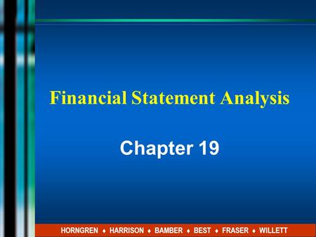 Financial Statement Analysis