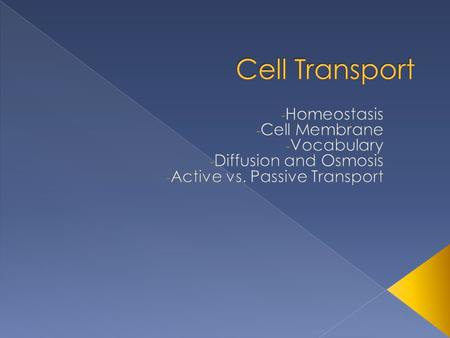  Homeostasis means maintaining a balance internally despite what is going on externally.  Organisms must adjust to changes in the environment in order.