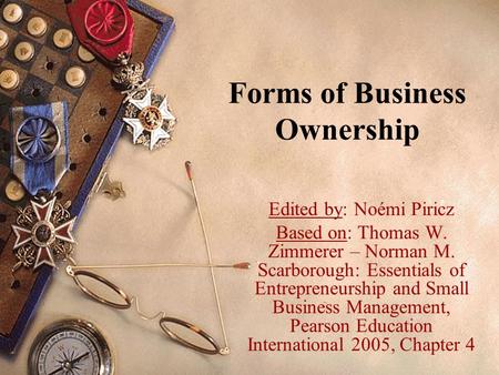 Forms of Business Ownership