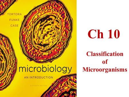 Ch 10 Classification of Microorganisms.