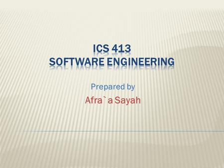 Prepared by Afra`a Sayah. Introduction. Weekly Tasks. Plane Phase. Analysis Phase. Design Phase. Report Rules. Conclusion. 2.