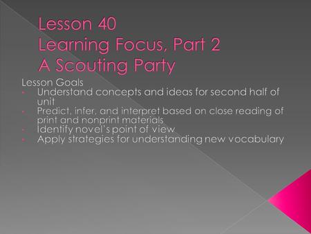  While we are reading a novel fully immersed in the life of Scout Finch in To Kill a Mockingbird, you will also go beyond the story to focus on how the.