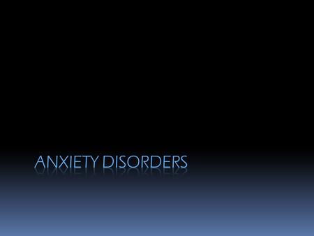 Definition  A feeling of uneasiness that activates the autonomic nervous system in response to a vague, nonspecific threat  Differs from fear because.