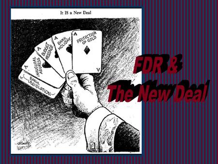 Essential Question: How did New Deal programs provide relief, recovery, and reform for the American economy and people?