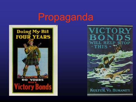 Propaganda. Uses of Propaganda Propaganda was used to persuade people to support or believe in a certain cause In the age of “pre-T.V” or widespread use.