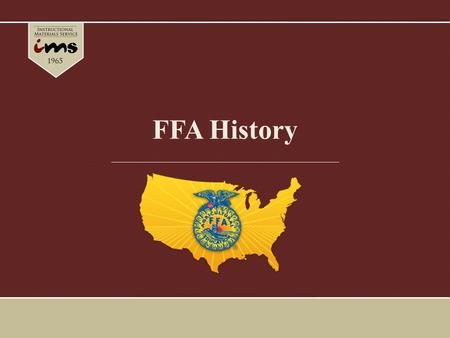 FFA History.