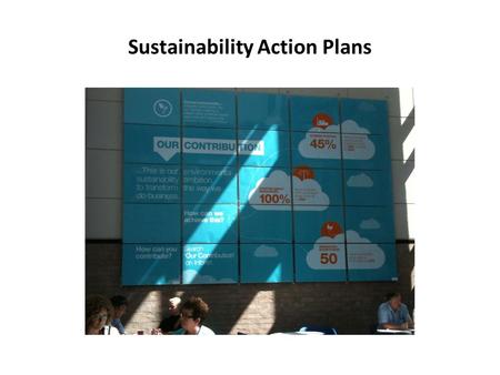 Sustainability Action Plans. From the National Council for Voluntary Organisations.