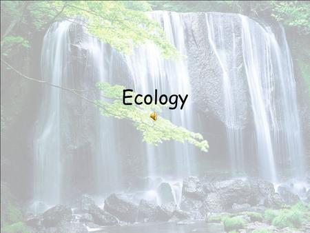 Ecology. Ecology - the study of interactions among organisms and between the organisms and their environment. These interactions occur in the biosphere.