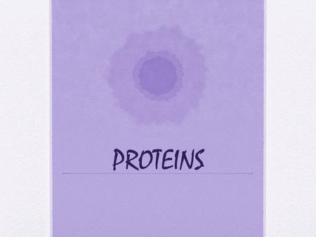 PROTEINS. A protein is: A. Polymer B. macromolecule C. Biomolecule D. Organic molecule E. All of the above.