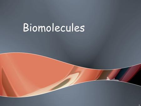 1 Biomolecules. 2 Carbon-based Molecules Although a cell is mostly water, the rest of the cell consists mostly of carbon-based molecules Organic chemistry.