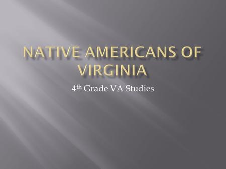 Native Americans of Virginia