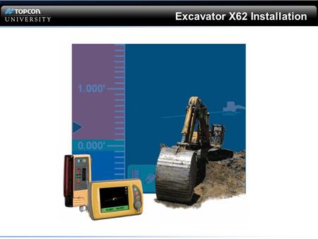 Excavator X62 Installation. This Webinar is LISTEN only Questions will be answered in writing at the end of the Webinar. QUESTIONS?