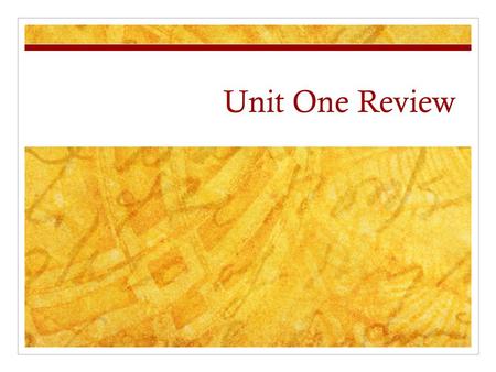 Unit One Review Accuracy and Precision The important things to remember about accuracy and precision: You want measurements that are both accurate and.