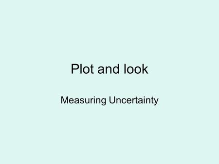 Plot and look Measuring Uncertainty. Complete the table QuantityUsual symbolUsual unit Power Pressure Frequency Electrical charge Stress Strain Young.