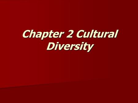 Chapter 2 Cultural Diversity. Society and Culture What Is a Society? What Is a Society? Types of Societies Types of Societies Norms Norms Status and Roles.