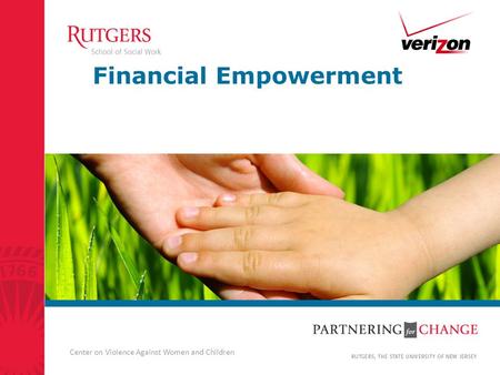 Center on Violence Against Women and Children Financial Empowerment.