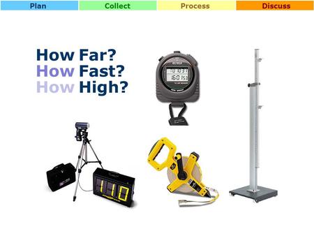 CollectProcessDiscussPlan How Far? Fast? High?. CollectProcessDiscussPlan For athletes the ultimate prize is to win an important competition (like the.