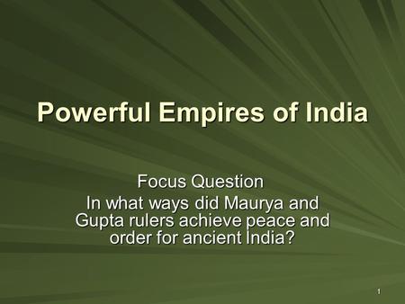 Powerful Empires of India